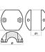 00500USAAL - Tecnoseal 19mm USA Egg Shape Aluminium Shaft Anode