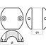 00501USAMG - Tecnoseal 22mm USA Egg Shape Magnesium Shaft Anode