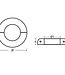 00554L - Tecnoseal 28.6mm Zinc Slim Shaft Collar Anode