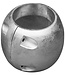 00512MUSA - Tecnoseal 48mm USA Egg Shape Zinc Shaft Anode