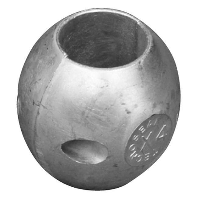 00505USA - Tecnoseal 28.6mm USA Egg Shape Zinc Shaft Anode