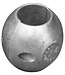 00505USA - Tecnoseal 28.6mm USA Egg Shape Zinc Shaft Anode