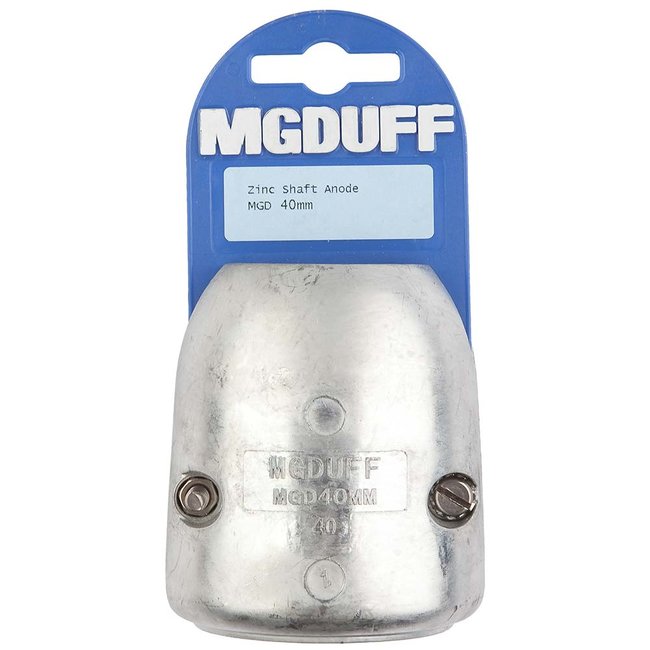 MGD40 - MG Duff 40mm Zinc Heavy Duty Shaft Anode