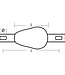 00350/BMG - Tecnoseal Magnesium Bolt-On Pear Anode 0.25kg