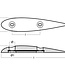 NACA08-230AL - Tecnoseal Streamlined Aluminium Bolt-on Hull Anode 3.2kg