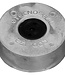 00152 - Tecnoseal Zinc Baglietto 135mm Transom Disc Anode 3.91kg