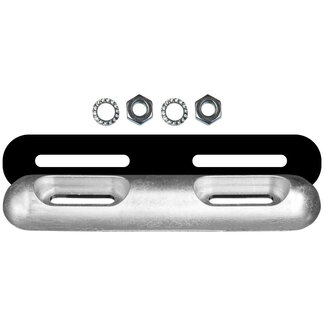 Tecnoseal 00270EKIT - Tecnoseal Zinc Euro Hull Anode Kit 2.2kg