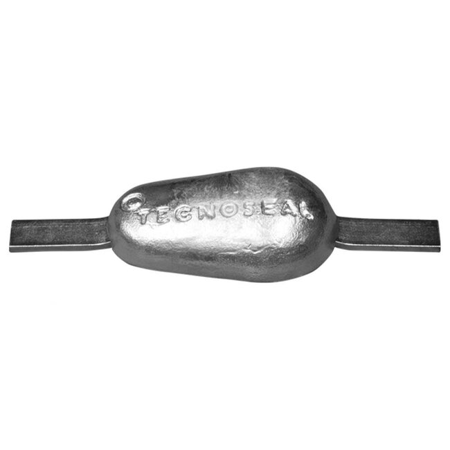 00351AL - Tecnoseal Aluminium Weld On Pear Anode 0.86kg