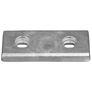 Tecnoseal 00236 - Tecnoseal Zinc Rectangle Hull Plate Anode With Insert 3.9kg