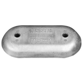 Tecnoseal TEC-Z-406 - Tecnoseal Zinc Oval Plate Anode 3kg