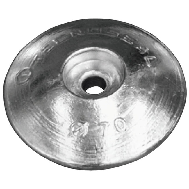 00101PAL - Tecnoseal 70mm Heavy Duty Aluminium Disc Anode 0.15kg