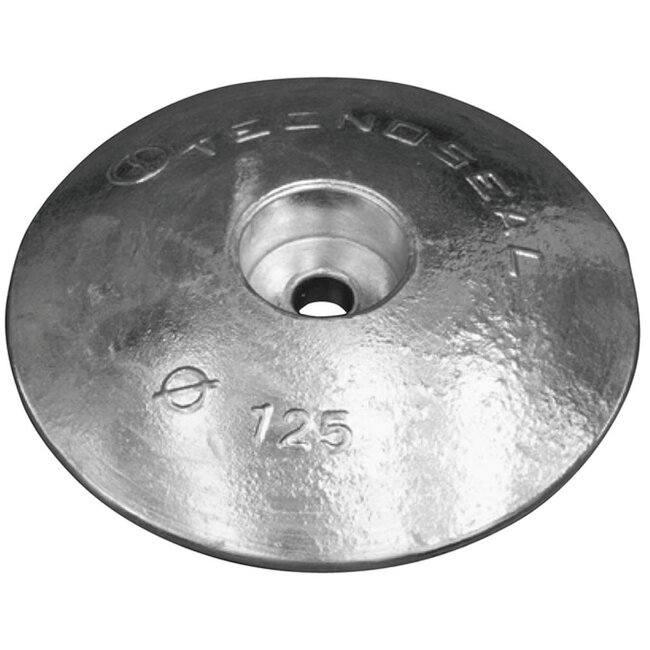 00104PAL - Tecnoseal 125mm Heavy Duty Aluminium Disc Anode 0.6kg