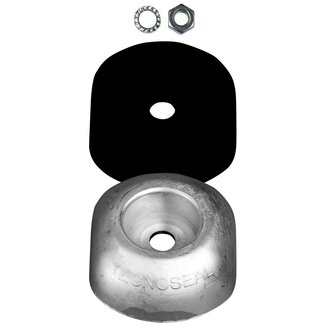 Tecnoseal 00102UKKIT - Tecnoseal 100mm Zinc Heavy Duty Disc Anode Kit 1kg