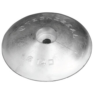 Tecnoseal 00105MG - Tecnoseal 140mm Magnesium Disc Anode 0.36kg
