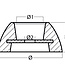 00101UKAL - Tecnoseal 70mm Aluminium Heavy Duty Disc Anode 0.17kg