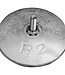 R2AL - Tecnoseal 72mm Aluminium Disc Anode 0.15kg (Pair)