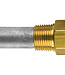TEC-E1F - Tecnoseal Zinc USA Pencil Anode With Brass Plug 806000