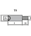 00714 - Tecnoseal Zinc Volvo Penta Pencil Anode