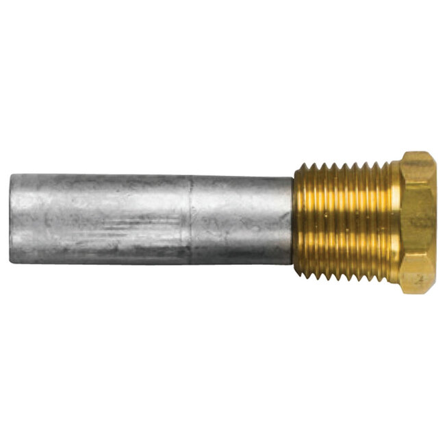TEC-E2 - Tecnoseal Zinc Pencil Anode With Brass Plug