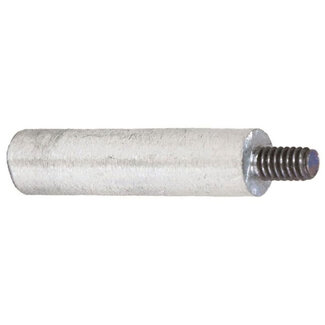 Anode Outlet ZP10-50 - 50mm Long Pencil Anode With Steel Studded Thread 1/4W