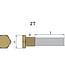 06003T - Tecnoseal Zinc ZF Pencil Anode With Brass Plug