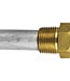 06003T - Tecnoseal Zinc ZF Pencil Anode With Brass Plug