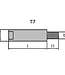 01312 - Tecnoseal Zinc Yanmar Pencil Anode 6CX-ETE/6CX-GTE/2