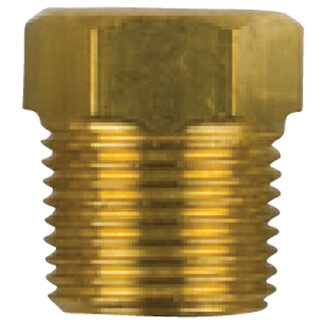 Tecnoseal 01318TP - Tecnoseal Brass Plug For Yanmar Pencil Anode 6LP/6LY/4LH