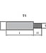 00716AL - Tecnoseal Aluminium Volvo Penta Pencil Anode 823661