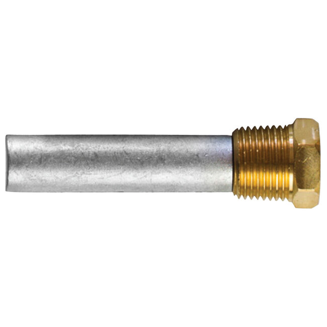 TEC-E3 - Tecnoseal Zinc Long Pencil Anode With Brass Plug