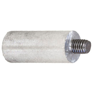 Anode Outlet ZP20-50 - 50mm Long Pencil Anode With Steel Studded Thread 3/8W