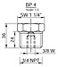 BP4 - Brass Plug for ZP20 Pencil Anodes