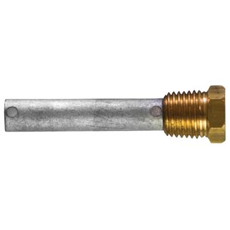 Tecnoseal TEC-E0 - Tecnoseal Zinc Pencil Anode With Brass Plug