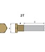 TEC-E0 - Tecnoseal Zinc Pencil Anode With Brass Plug