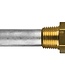 TEC-E2C - Tecnoseal Zinc Universal Pencil Anode With Brass Plug
