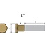 06002T - Tecnoseal Zinc ZF Pencil Anode With Brass Plug 3311301055