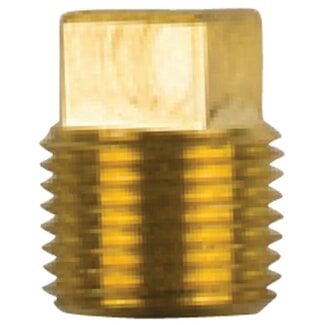 Tecnoseal 02045-1TP - Tecnoseal Brass Plug For Cummins Pencil Anode