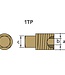 02045-1TP - Tecnoseal Brass Plug For Cummins Pencil Anode