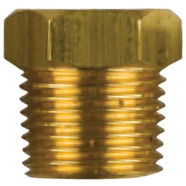 02043TP - Tecnoseal Brass Plug For Cummins Pencil Anode