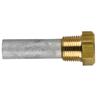 Tecnoseal TEC-E1E - Tecnoseal Zinc USA Universal Pencil Anode With Brass Plug