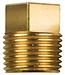 02023TP - Tecnoseal Brass Plug For Caterpillar Pencil Anode 3/8" UNC