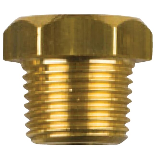 02028TP - Tecnoseal Caterpillar Brass Plug for 7/16" UNF Pencil Anodes 642281