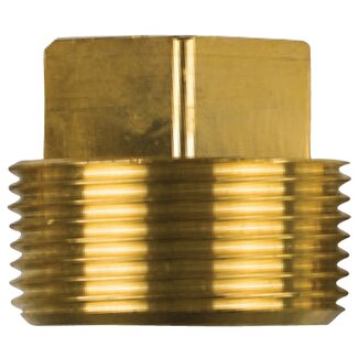 Tecnoseal 02026TP - Tecnoseal Brass Plug For Caterpillar Pencil Anode 6L2286 1-1/4" BSPT