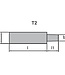 02053 - Tecnoseal Zinc Bukh Unthreaded Pencil Anode