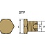 02017TP - Tecnoseal Brass Plug For VM or Aifo FPT Iveco Pencil Anode 8093454