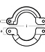 01305/1MG - Tecnoseal Magnesium Yanmar  Split Ring Saildrive Anode SD20-SD60