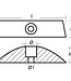 00710 - Tecnoseal Zinc Volvo Penta Saildrive Anode Plates