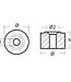 01110MG - Tecnoseal Magnesium Button Anode for Honda/Yamaha/Mariner 40-90HP