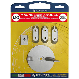 Tecnoseal KITYAMAHA40-60MG - Tecnoseal Magnesium Yanmar 4T 40-60hp Engine Anode Kit