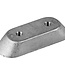 01401 - Tecnoseal Zinc Small Plate Anode for Honda/Johnson/Selva/Yamaha Engines